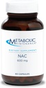 Metabolisk vedligeholdelse NAC 600 mg kapsler - N- acetyl cystein 600 mg supplement til lever og immunforsvar - antioxidant forsvar for mænd og kvinder 50 + - 60 kapsler
