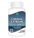 Bedste Earth Naturals Catalase Extreme Supplement 10.000 med Saw Palmetto, Biotin, Fo- Ti, PABA - Hårkosttilskud til stærkt hår - 60 kapsler (30-dages forsyning)