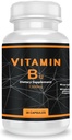 QEI Vitamin B12 1000mg, understøtter energimetabolisme og vedligeholdelse af nervesystemet, vitamintilskud, 30 kapsler