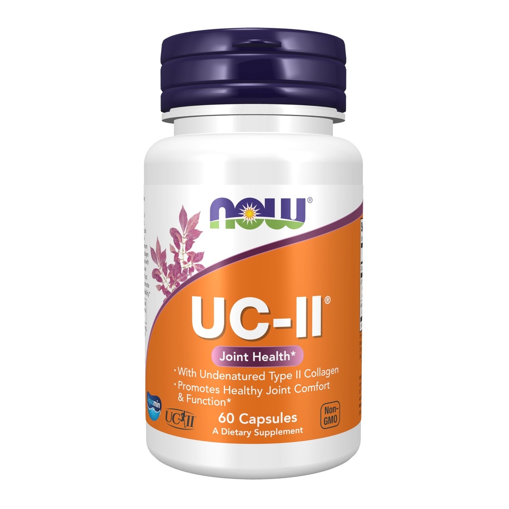 Now Foods Supplements, UC- II type II kollagen med ikke denatureret type II kollagen, 60 Veg kapsler