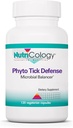 Nutricology - Phyto Tick Defense Supplement - Mushroom Complex, Mushroom Extract, Lions Mane, Cordyceps, Beta Glucans, Vegetariske Kapsler - 120 Greve