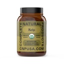 Komplet naturlige produkter Raw Sea Kelp pulver supplement - 600mg kapsler 100 piller pulveriseret Raw Seaweed & Thyroid Support Supplement