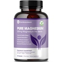 Pure Magnesium Glycinate Supplement - stærkt Absorberet Chelated Magnesium til støtte søvn, muskel & nerve sundhed, energi, afslapning & ben sundhed - 200mg per servering, 180 kapsler