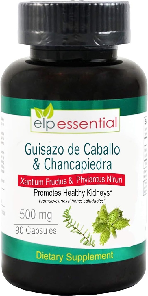Guisazo de Caballo og Chancapiedra 500 mg 90 Kapsler fremmer sunde Nyrer
