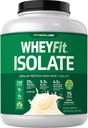 Whey Protein Isolate WheyFit (Natural Vanilla Breeze), 5 LB (2.268 kg) Flaske