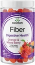 Swanson blandet Berry Fiber Gummies - fordøjelsesstøtte fremme regelmæssighed & sund Lipid Niveauer - Alle naturlige formel til at hjælpe med at støtte en sund Gut Microbiome - (60 Gummies, 5g Hver)