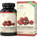 Urisyre Support Formel 124; Avancerede Urisyre Rengøring & Nyre Support - Inkluderer Tart Cherry Koncentrat, Selleri Seed Extract + 12 Flere High Potency Ingredienser, 60 Veggie Kapsler