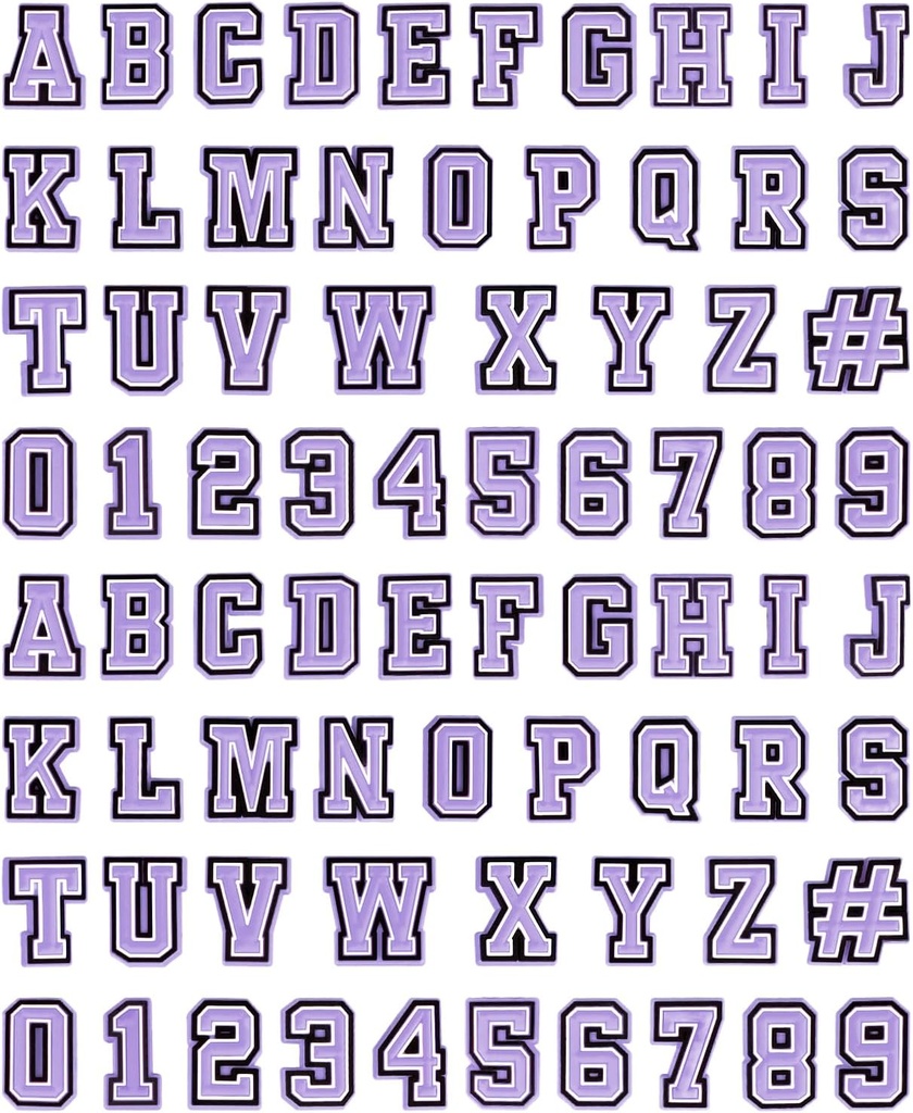 74 Pack Letter Dekoration Charms 0- 9 # Nummer, Alfabet ABC- Z tegn, Sport Home Dekoration DIY for Dreng pige Teens Mænd Kvinder og voksne