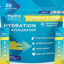 HydroMATE Electrolyte Powder Lemon Lime Hydration Pakninger Lavt sukker 30 Tælling