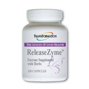 Transformation The Genesis of Good Health Enzymes ReleaseZyme Blend Supplement med naturlige urter, Avanceret fordøjelsesstøtte formel med protease, Break Down proteiner, Plant baseret, 100 kapsler