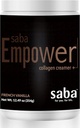 Saba Empower Smart Collagen Coffee Creamer -drevet med hydrolyseret Collagen, Peptider, Grass- Fedtsmør, MCT fra Organic Coconut, Understøtter sund hud, Nails, Hud, og Joints. - 30 Tjenester