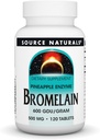 Source Naturals Bromelain, Proteolytic Enzyme Supplement, 500mg - 120 tabletter
