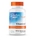 Doctor 's Best Vitamin C med Q- C, Immunstøtte, Non- GMO, Gluten Free, Soy Free, Vegan 360 Veggie Caps
