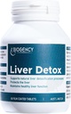 Lever Detox Cleanse Recovery Formel Herbal Leverstøtte Supplement - 1 Pack 60 tabletter med Silymarin, Mælkebøtte og Artiskoke ekstrakt for leversundhed - for mænd og kvinder