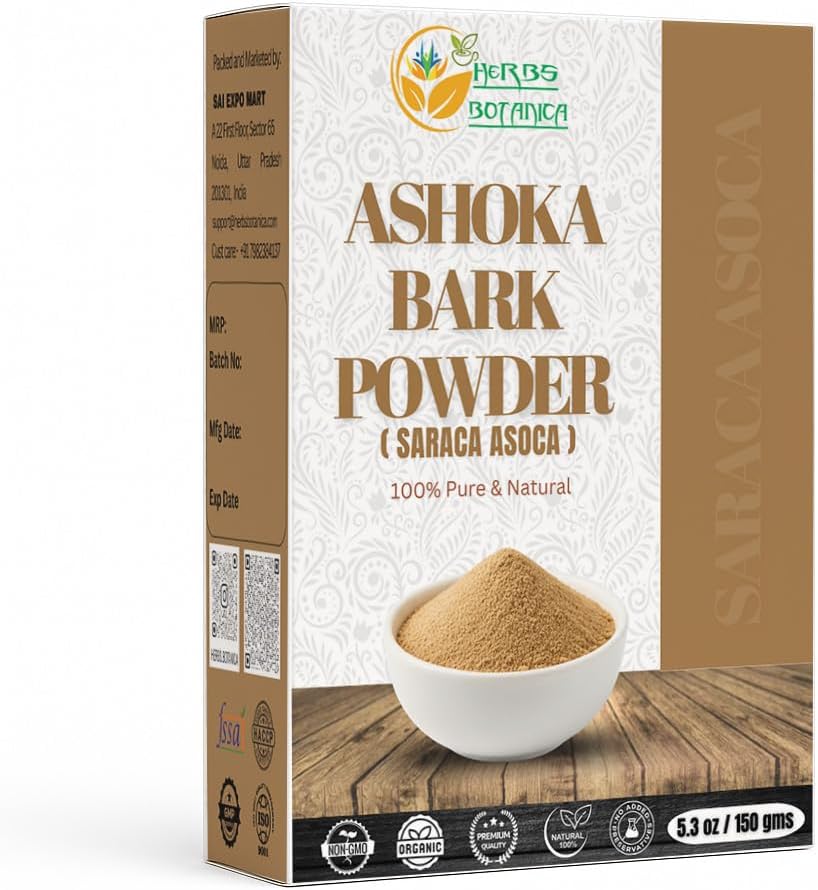 Urter Botanica Ashoka Powder 5.3oz / 150 Mormor Name 124; Saraca Indica - Traditionel Uterine Tonic, der understøtter sund urt til reproduktive system