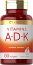 Carlyle Vitamin ADK er 124; 150 Softgels er 124; ikke-GMO, Gluten Free Dietary Supplement