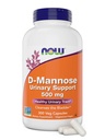 Nu D- Mannose 500 mg, 300 kapsler - Vegan, Ikke GMO supplement til kvinder og mænd - Understøtter sund urinveje, renser Bregen