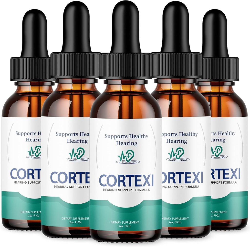 (Officiel) Cortexi Tinnitus Behandlingshørelse Support med Chrom, Grape Seed, Astragalus, Maca Root - Cortexi Hearing Support Drops Supplement Cortexi Tinnitus Behandling for Ringende Øre (10oz)