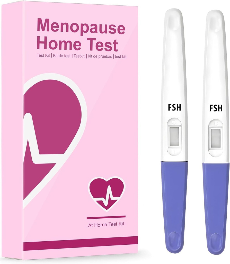 Menopause Test Strips på hjemmet Resultater i 3 minutter - FSH Menopause Scene indikator for 124; Periode Test Strips hjælpe dig med at bestemme dine menopause niveauer (2 CT)