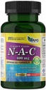 America Medic & Science NAC 600mg - NAC supplement for lung sundhed & immunforsvar, leverstøtte & antioxidanter - N- Acetyl- cystein - 60 kapsler (pakning med 1)