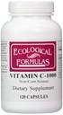Kardiovaskulær forskning Vitamin C- 1000 Kapsler, 120 Tælling