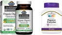 Livets have Dr. Formulerede fordøjelsesenzymer med papain, bromelain & 21. århundrede Papaya Enzyme tyggetabletter, Tropisk, 100 Greve