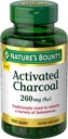 Naturens Bounty Aktiveret kul 260 mg, 100 kapsler, Kosttilskud til støtte for en sund livsstil