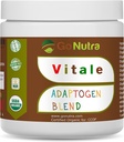 Go Nutra Adaptogen Blend Organic Superfood Smoothie Powder 124; Adaptogen Supplement med Maca, Ashwagandha, Rhodiola, Ginseng, Mushrooms & Mere Smo4; Superfood Blend Adaptogens Smoothie Booster Powder 8oz