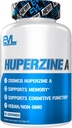 Evolution Huperzine A Nootropics Brain Support Nutrition Focus and Memory Supplement for Brain Health - 200mcg Huperzine A for forbedret kognitiv ydeevne - 30 Veganske tabletter