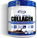 Gaspari Nutrition Bone Broth, Athletic Performance Collagen, 13g Protein, Gluten Free, Non- GMO, Keto Certified, Gut og fælles sundhed (30 Servere, Natural Chocolate)