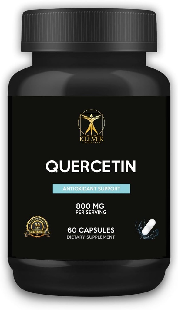 Klever Lifestyle Note 124; Quercetin with bromelain Supplement 124; Antioxidant Properties, Brain Health