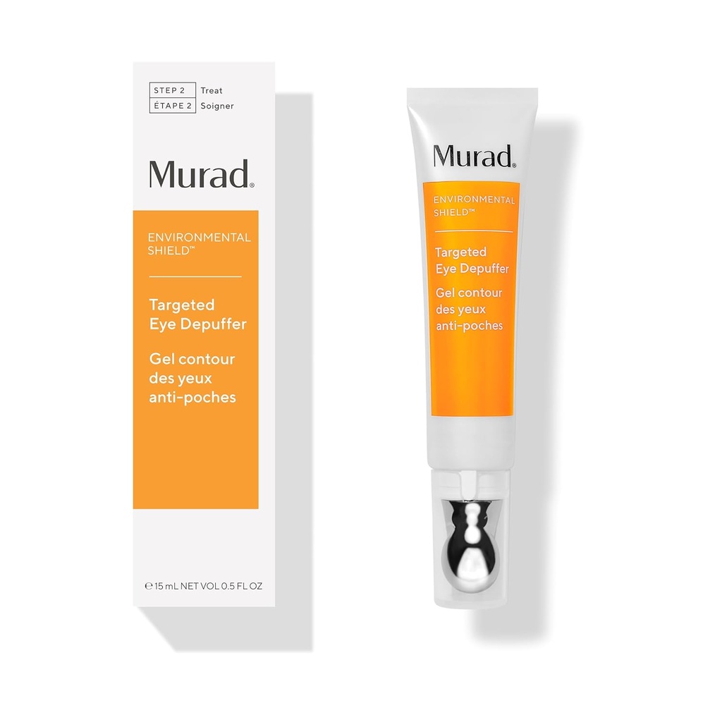 Murad Målrettet Eye Depuffer - Ginseng, Lily, og koffein Eye Cream Fights Fatigued og stressede udseende ved Bridhtening, Depuffing, og Firming Under- Eye Tasker - 0.5 Fl Oz
