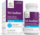 Terry naturligt tri- jod - Support Thyroid sundhed - Aids Hormone Balance med Molecular Jod fra Kelp - funktioner Kalium Iodide & Natriumiodide - Brain & Energy Support - 6.25mg, 90 Kapsler