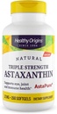 Sunde oprindelser Astaxanthin 12 mg (Natural, Astapure, Triple Strength, Non- GMO, Gluten Free, Eye Support, Joint Support, immunforsvar), 150 Softgels
