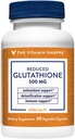 The Vitamin Shoppe Reduced Gluthathione 500MG, Antioxidant Supplement That Supports Immune & Cellular Health (60 Capsules)