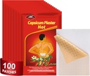 KONGDY Capsaicin Patches, 4.72 "x7.08" Hot Capsicum Patch (100)