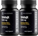 Nugenix Essentials Shilajit Kapsler Supplement - 500mg, Standardiseret til 50% Fulvic Acid, 120 Kapsler