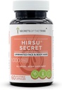 Hirsu Secret 60 kapsler, 1000 mg, Saw Palmetto, Black Cohosh, Vitex, Spearmint, Lavender, Green Tea. Uønsket ansigt & krop hår (60 kapsler)