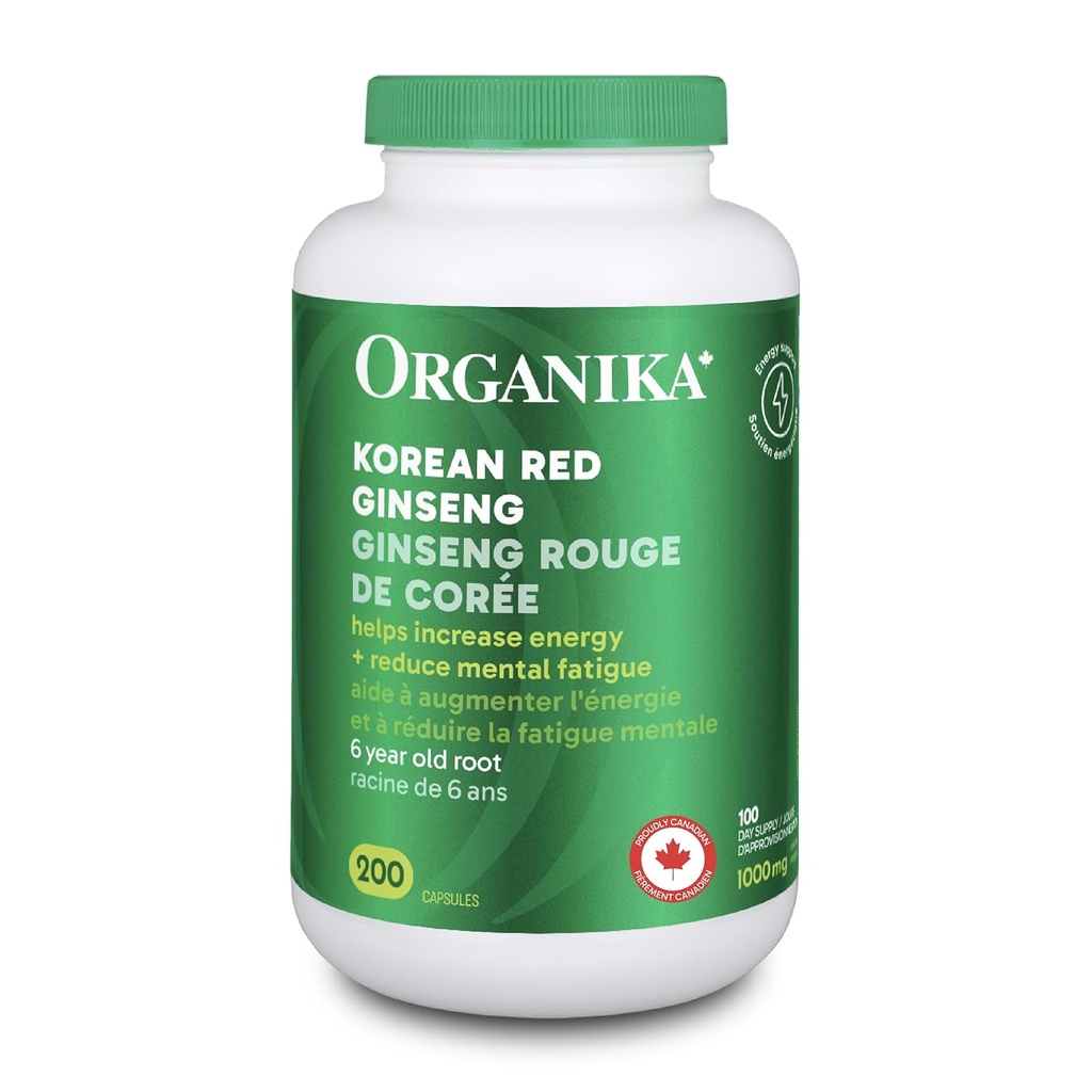 ORGANIKA Koreansk Rød Ginseng, 200 CT