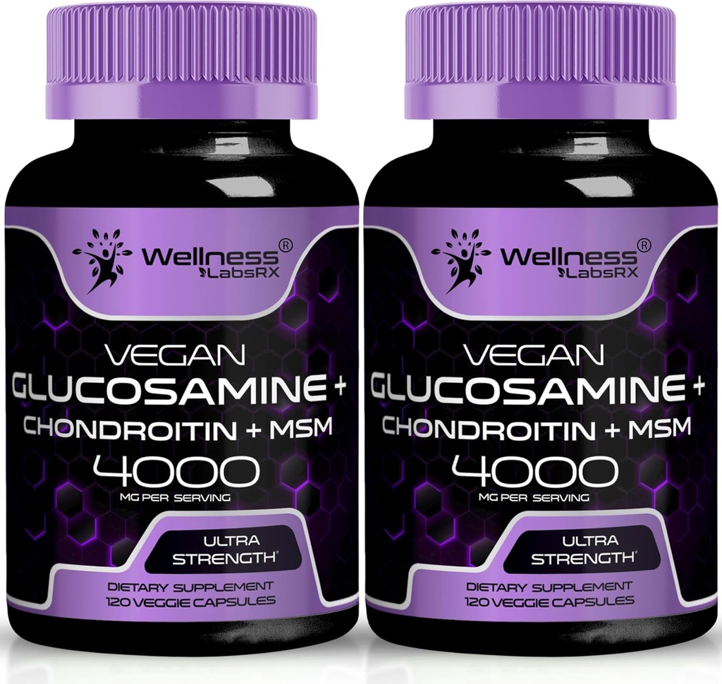 WELLENess LASSRX Glucosamin Chondroitin MSM - ECYmg - 240 Tæl