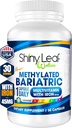 Shiny Leaf Metyleret Bariatric Multivitamin med jern 45mg - Når daglig kapsel, ASMBS Compliant Bariatric Vitaminer for Gastric Bypass & Gastric Sleeve, for Mænd & Kvinder, USA Made, GMP - 30 Caps