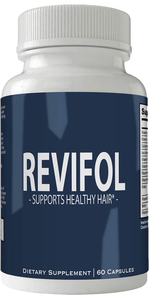 Reffol hår hud og negle supplement - avancerede unikke hårvækst vitaminer og mineraler med biotin - Gluten Free 60 Kapsler - Hår lash hud og negle ekstra styrke formel vækst booster
