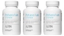 Kalium Citrate 99 mg - Understøtter elektrolytbalance og normal pH - Essential Mineral Nyre Stone Support Supplement - 100 vegetariske kapsler (pakke med 3)