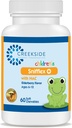 Creekside Naturals Snifflex, Børns Sinus & Respiratory Support, Elderberry til immunsundhed, Pediatrician Formuleret med NAC, Quercetin & bromelain, Zero Sugar, Vegan, 60 Soft Chewables