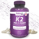 K2 MK- 7 330, Naka Platinum K2 (MK- 7 Form) 330 Veggie Caps - Eksklusiv Størrelse: 300 + 30 Gratis, 330 Tæl