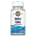 KAL Methylfolat 400 mcg DFE, 5- MTHF Aktiv Form Vitamin B9, Folinsyre supplement, Heart Health, Prenatal, Mood and Brain Support, Hurtig opløsning ActivTab, 60- Day Garanti, 90 Servering, 90 tabletter