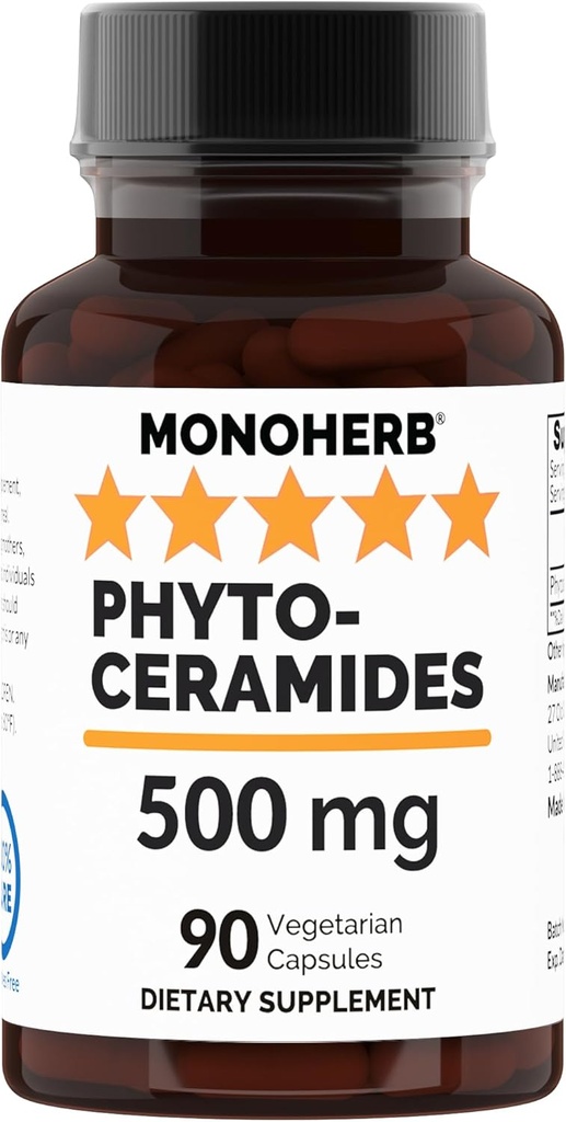 MONOHERB Phytoceramider 500 mg per kapsel - 90 Veg kapsler