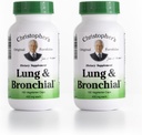 Christopher 's Original Formulas Lung & Bronchial Formel - Lung Cleanse for Rygere - Understøtter Respiratory System med Synergistic Blend of Herbs - Pakke af 2