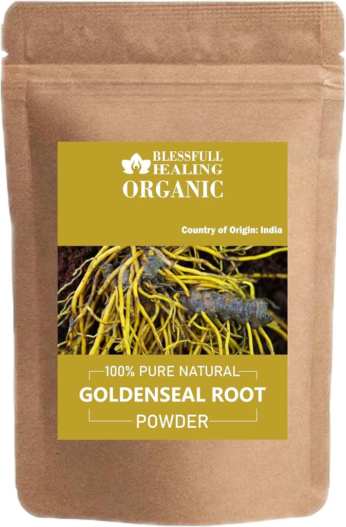 Organic Goldenseal Root Powder 100% Pure Natural 100 Gram / 3,52 oz