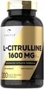 Carlyle L Citrullin Supplement: 124; 1600mg; 124; 200 Powder Kapsler: 124; for mænd og kvinder: 124; Advanced Atlete Formel: 124; Non- GMO & Gluten Free